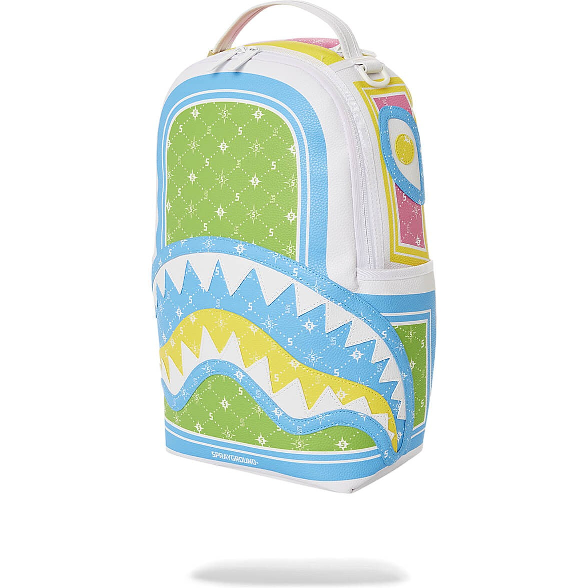 Sprayground Multi Color Bandana Dlxsv Backpack Modus Operandi Chameleon White/Greem