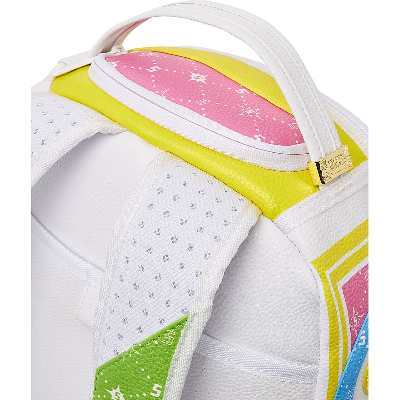 Sprayground Multi Color Bandana Dlxsv Backpack Modus Operandi Chameleon White/Greem