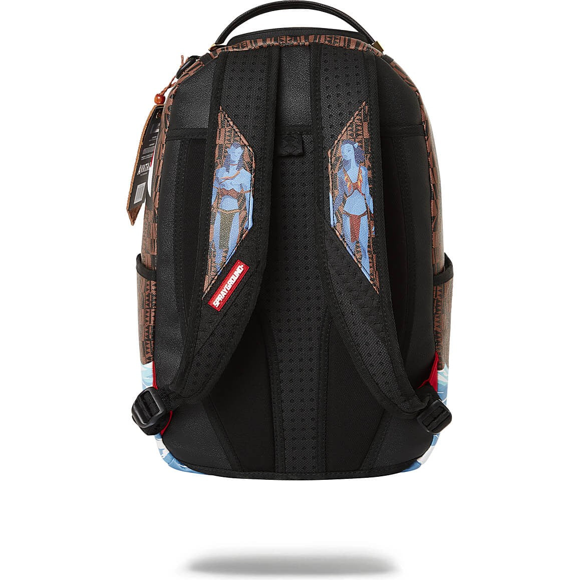 Sprayground Avatar Ocean Shark Backpack Jake And Neytiri Sharks In Pandora Brown