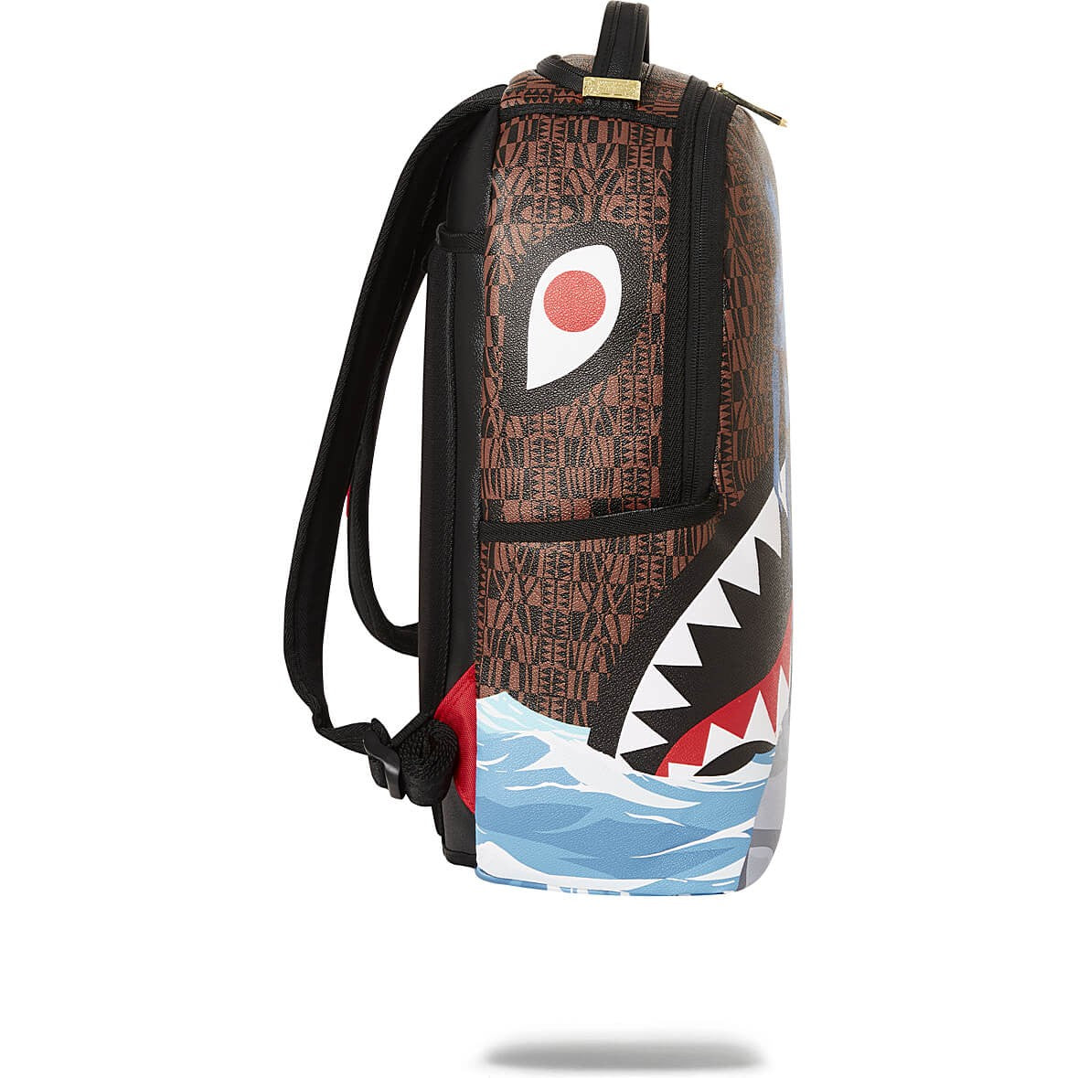 Sprayground Avatar Ocean Shark Backpack Jake And Neytiri Sharks In Pandora Brown