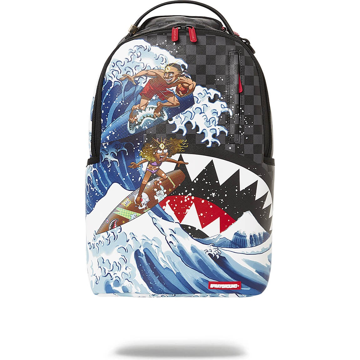 Sprayground Amari Bailey & Sister Surfrider Collab Backpack (Dlxv) Grey/Multicolor