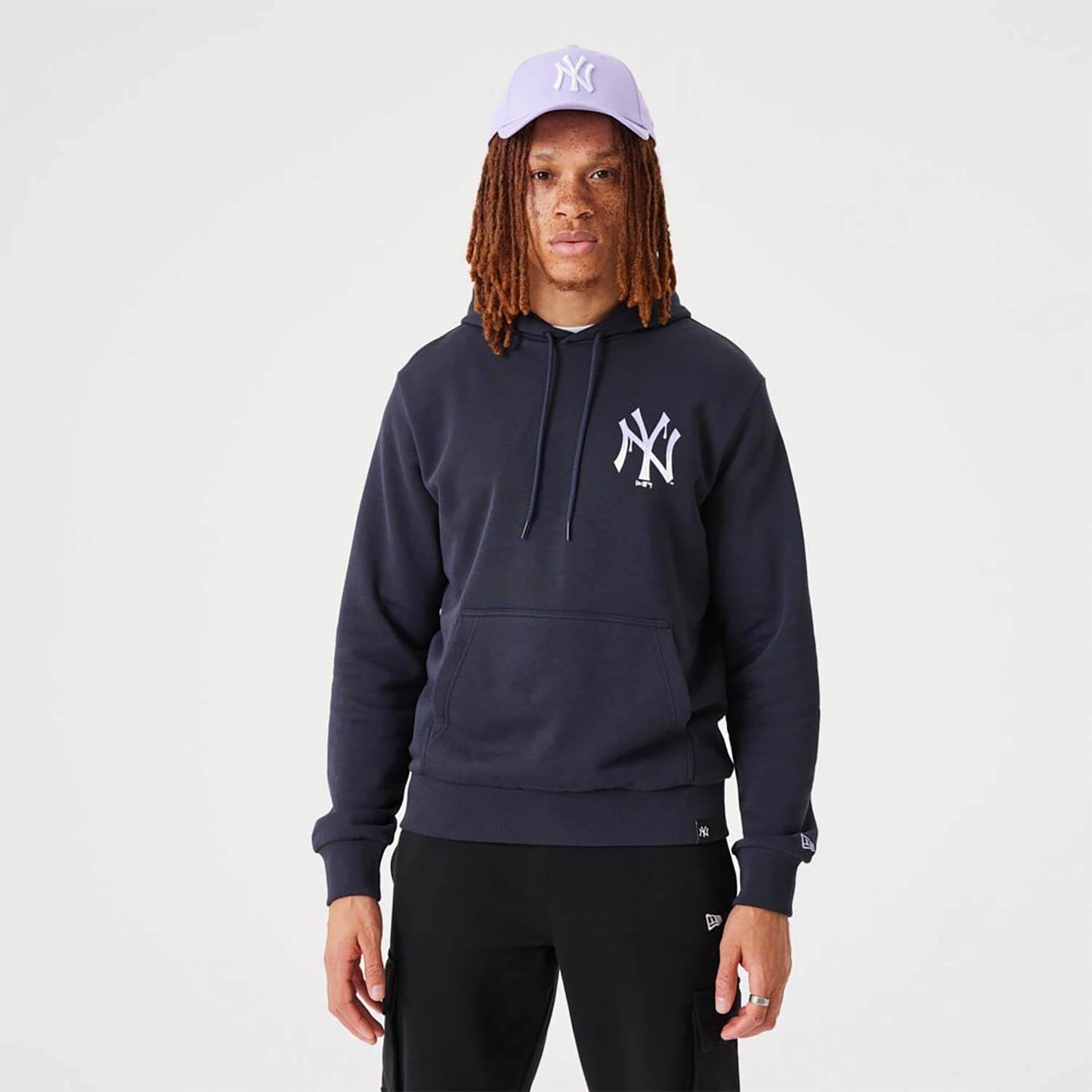 Mikina s kapucňou NEW ERA New York Yankees MLB Drip Logo Navy Pullover Hoodie tmavomodrá