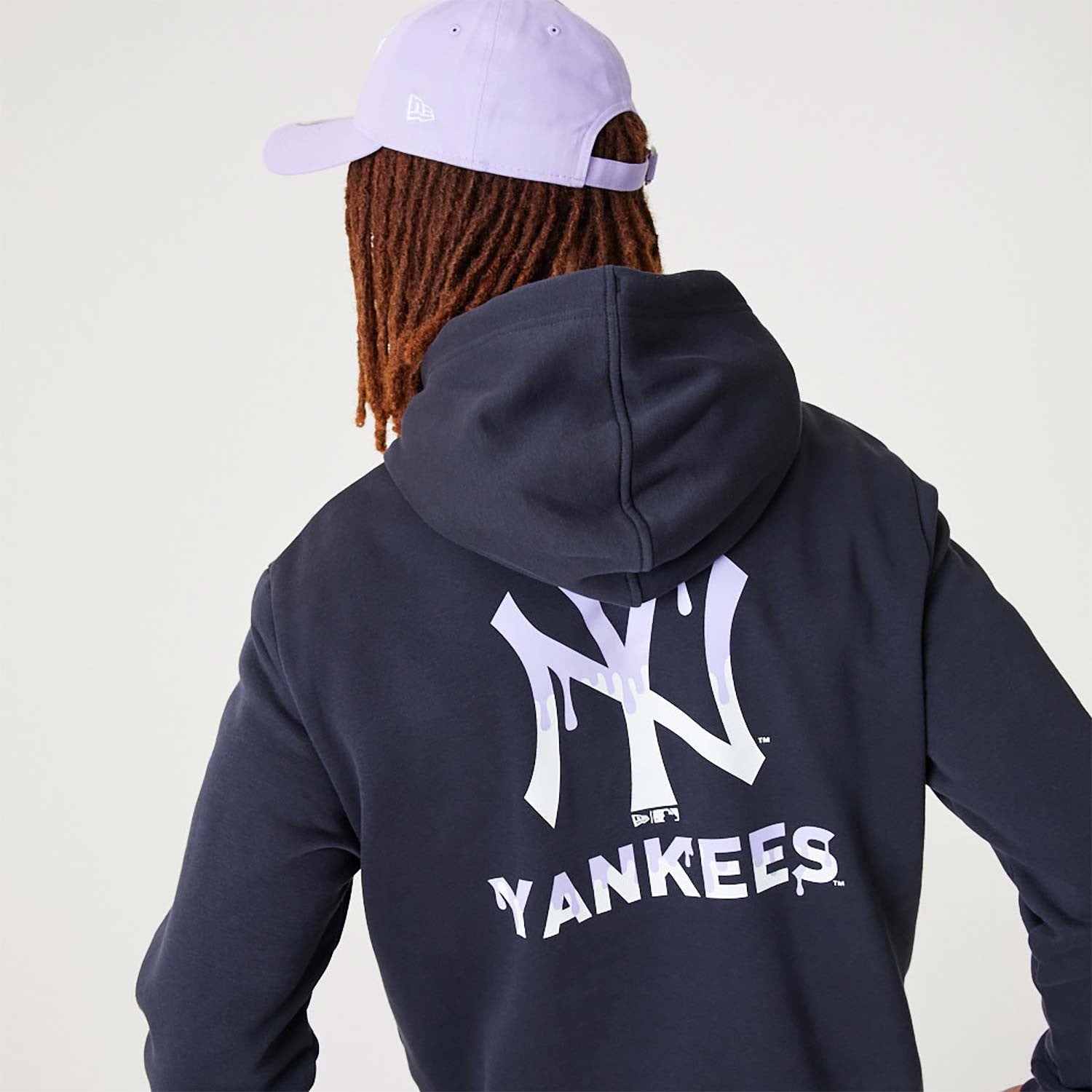 New York Yankees MLB Drip Logo Black Pullover Hoodie