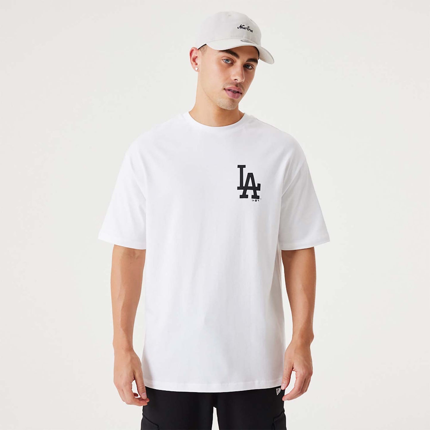 NEW ERA LA Dodgers MLB Floral Graphic White Oversized T-Shirt White