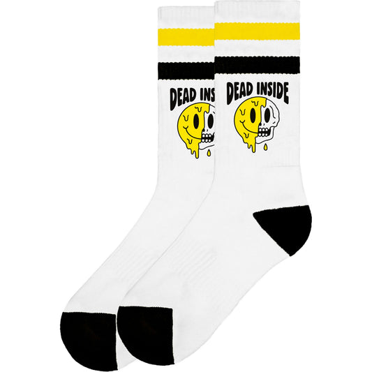 American Socks Dead Inside - Mid High White