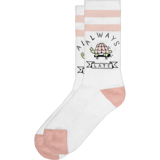 American Socks Always Late - Mid High White