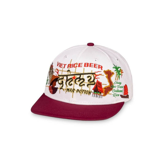 Grimey Wear Viet Cong Beer Snapback Cap White