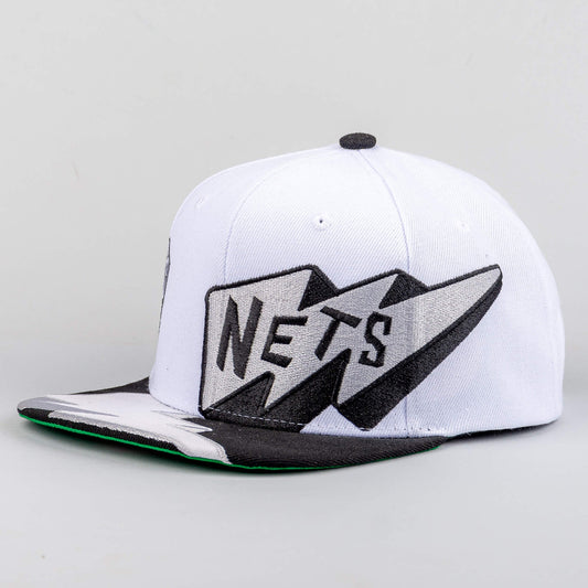 Šiltovka Mitchell & Ness NBA Fast Times Snapback Brooklyn Nets biela