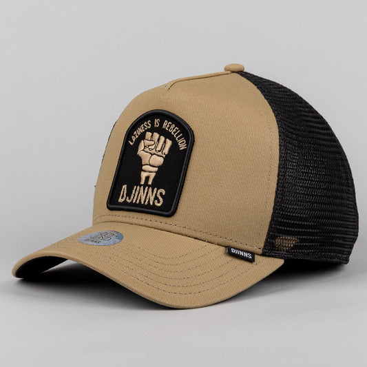 Djinn's Trucker Cap HFT Rebellion Beige/Black