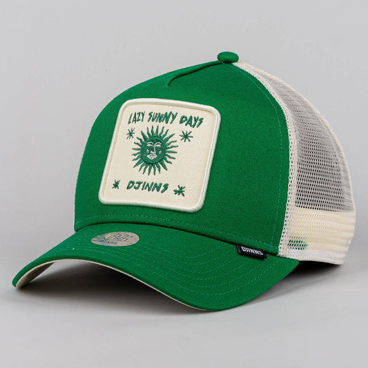 Djinn's Trucker Cap HFT Lazy Sunny Days Green/Beige