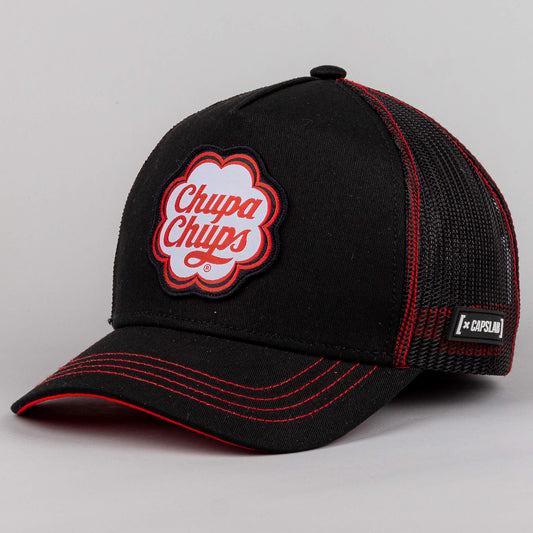 Capslab Chupa Chups Homme Trucker Cap Black