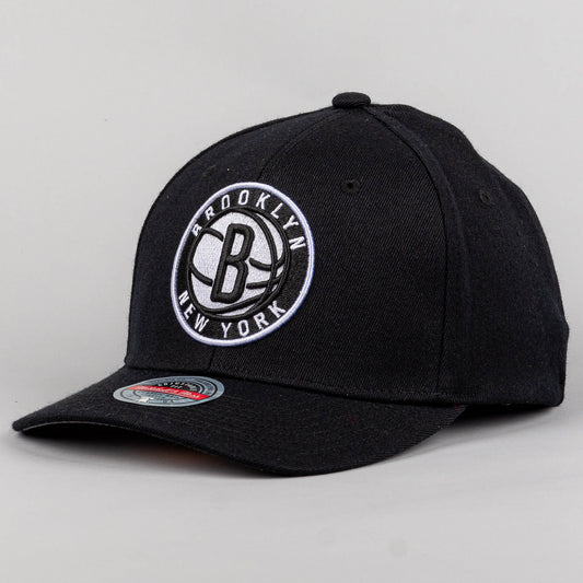 Mitchell & Ness NBA Team Ground 2.0 Stretch Snapback Brooklyn Nets Black