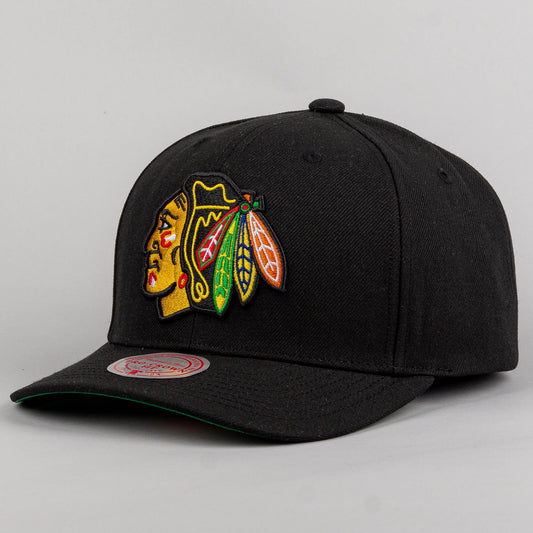 Mitchell & Ness NHL Team Ground 2.0 Pro Snapback Chicago Blackhawks Black