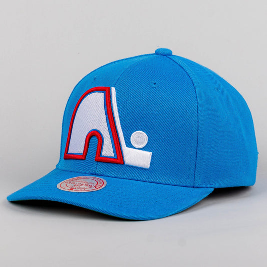 Mitchell & Ness NHL Team Ground 2.0 Pro Snapback Quebec Nordiques Blue