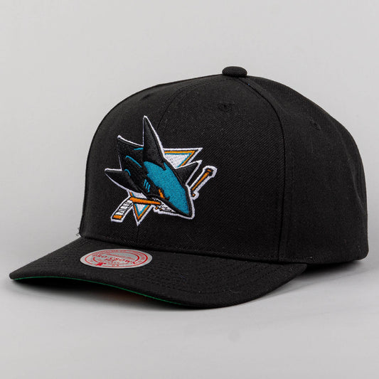 Mitchell & Ness NHL Team Ground 2.0 Pro Snapback San Jose Sharks Black