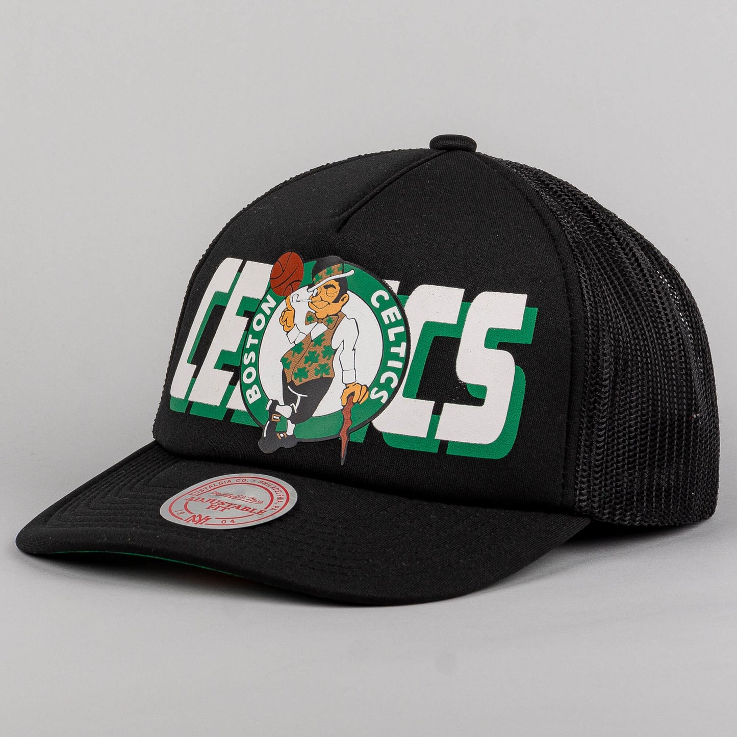 Mitchell & Ness NBA Billboard Trucker Snapback Boston Celtics Black