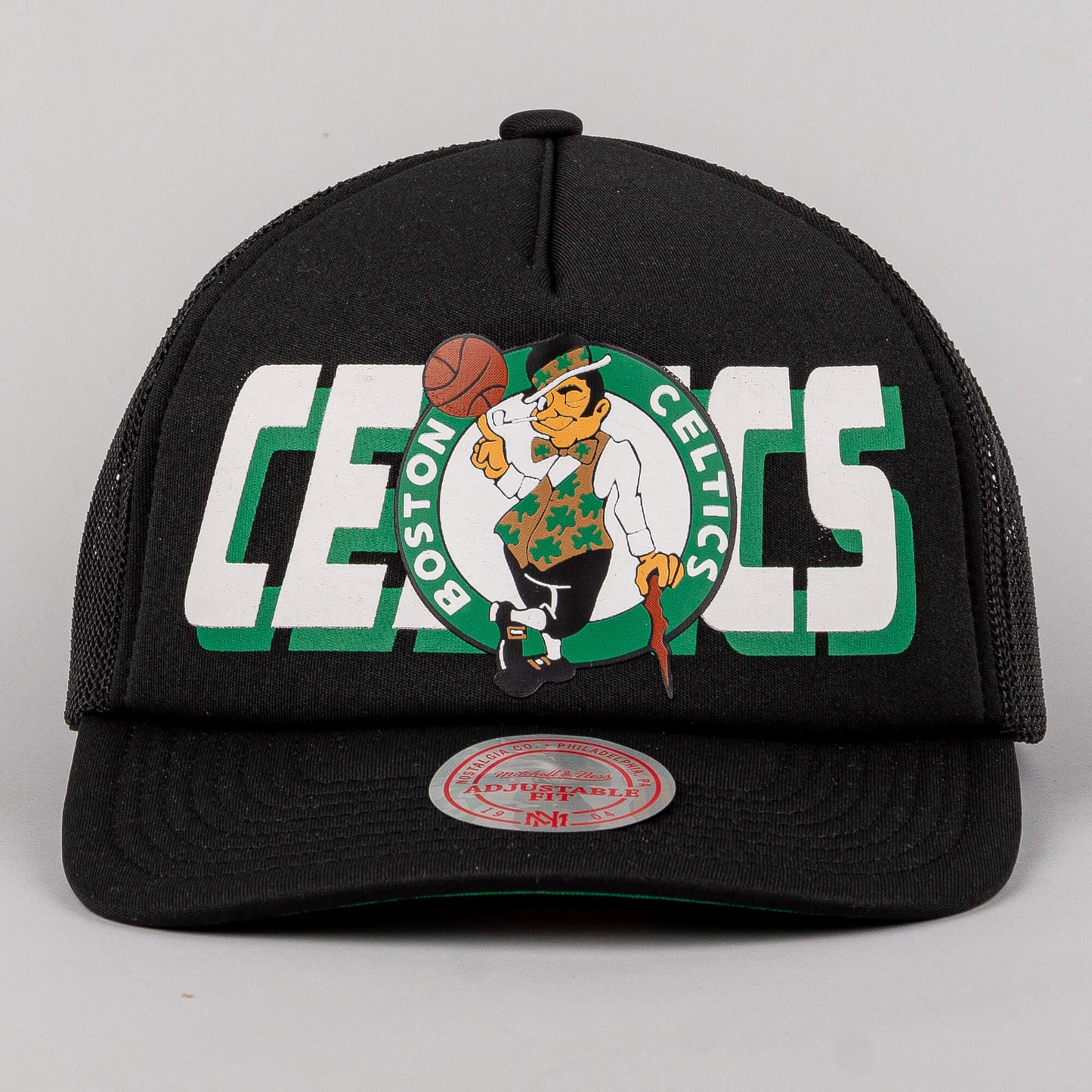 Mitchell & Ness NBA Billboard Trucker Snapback Boston Celtics Black