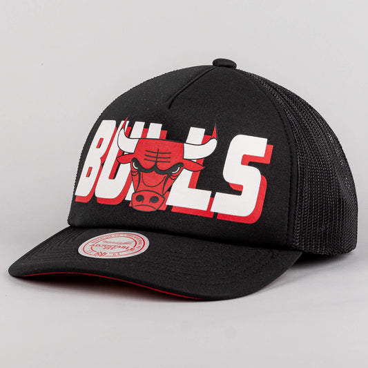 Mitchell & Ness NBA Billboard Trucker Snapback Chicago Bulls Black