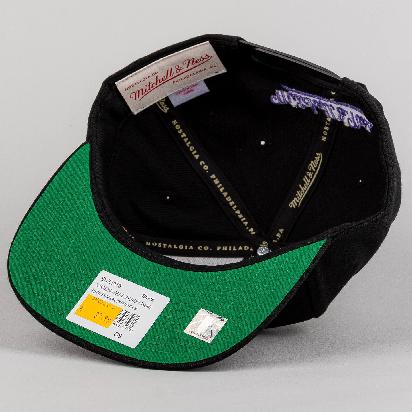 Šiltovka Mitchell & Ness NBA Team Vibes Snapback Los Angeles Lakers čierna