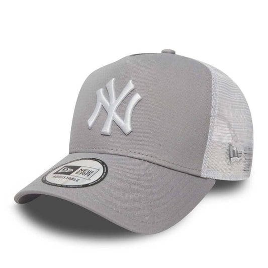 New Era MLB New York Yankees Kids Grey A-Frame Trucker Cap Grey