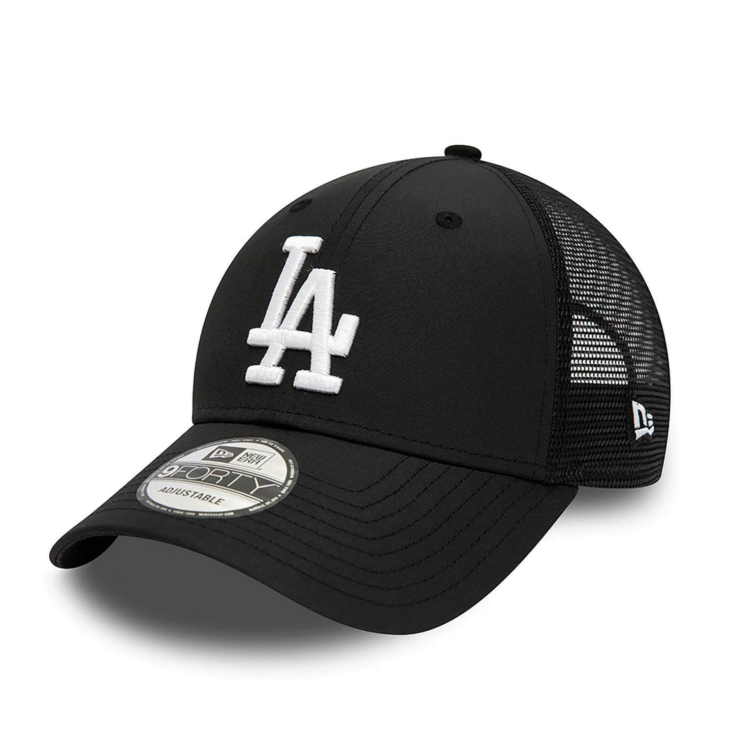 New Era MLB LA Dodgers Home Field Black 9FORTY Trucker Cap Black