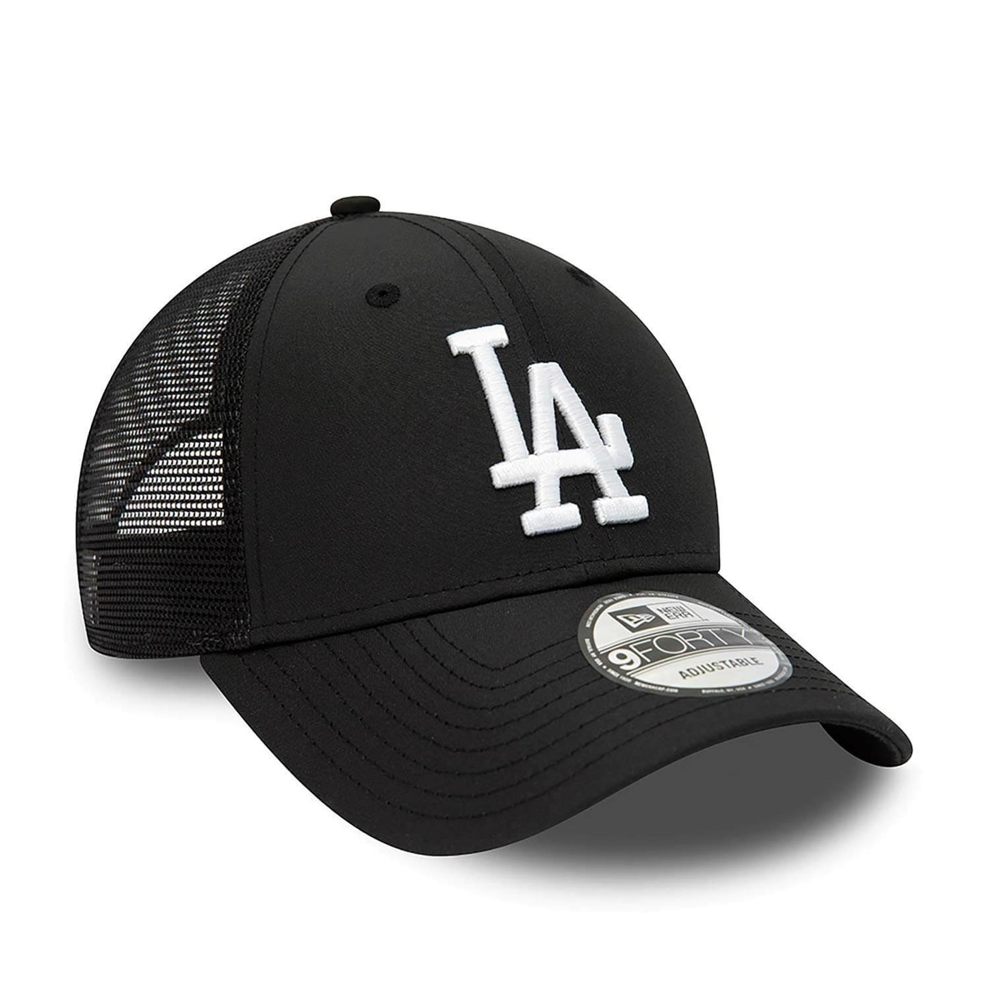 New Era MLB LA Dodgers Home Field Black 9FORTY Trucker Cap Black