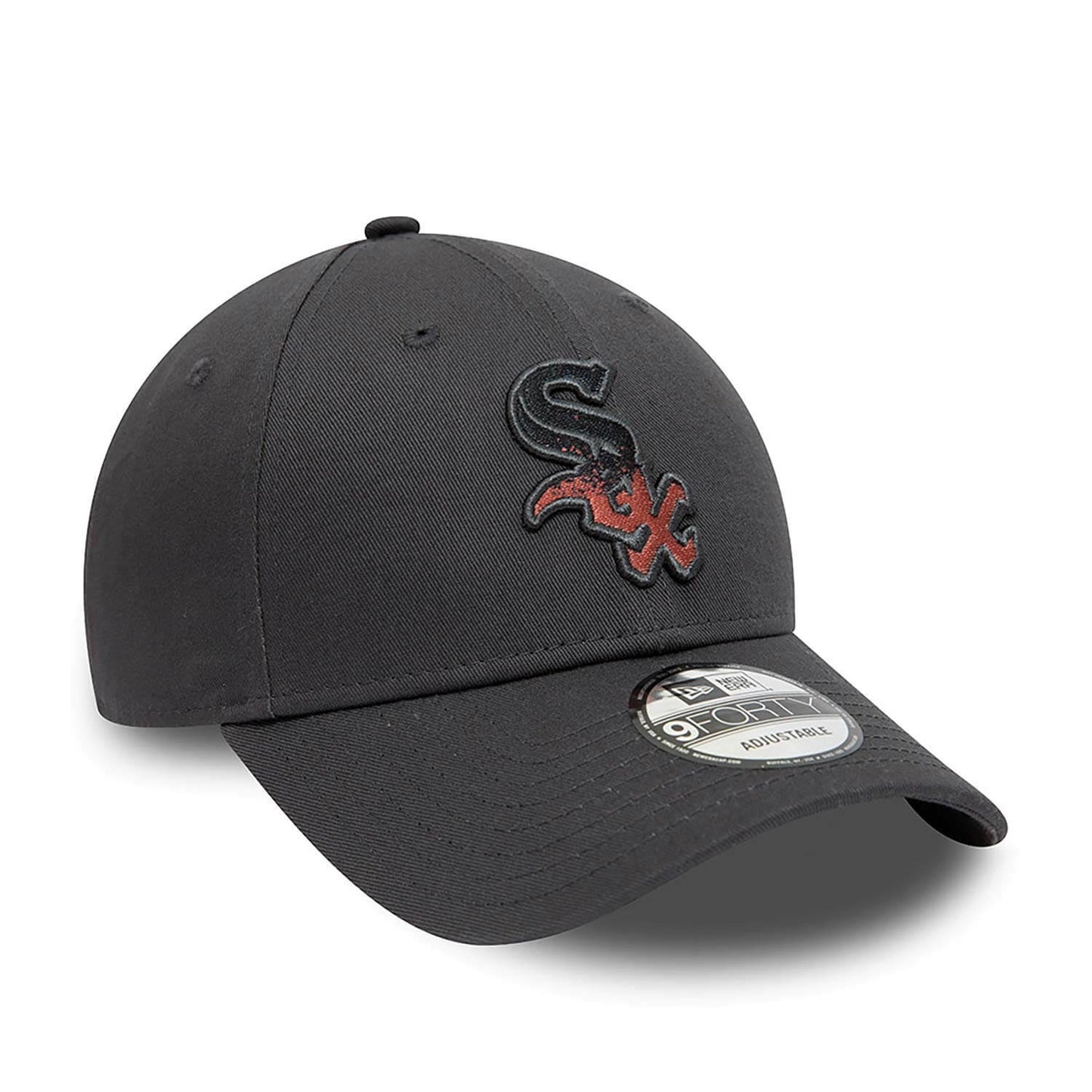 New Era MLB Chicago White Sox Gradient Infill Dark Grey 9FORTY Adjustable Cap Grey