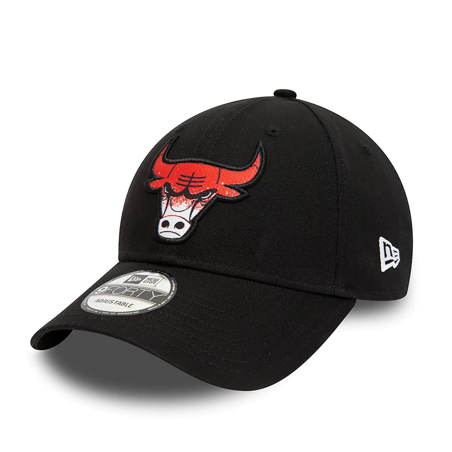 New Era NBA Chicago Bulls Gradient Infill Black 9FORTY Adjustable Cap Black