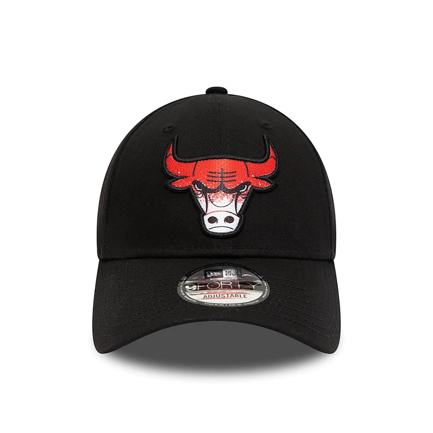 New Era NBA Chicago Bulls Gradient Infill Black 9FORTY Adjustable Cap Black