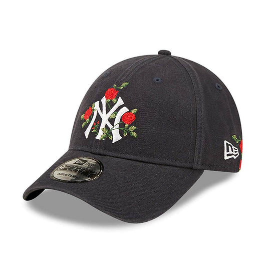 New Era MLB New York Yankees Flower Blue 9FORTY Adjustable Cap Blue