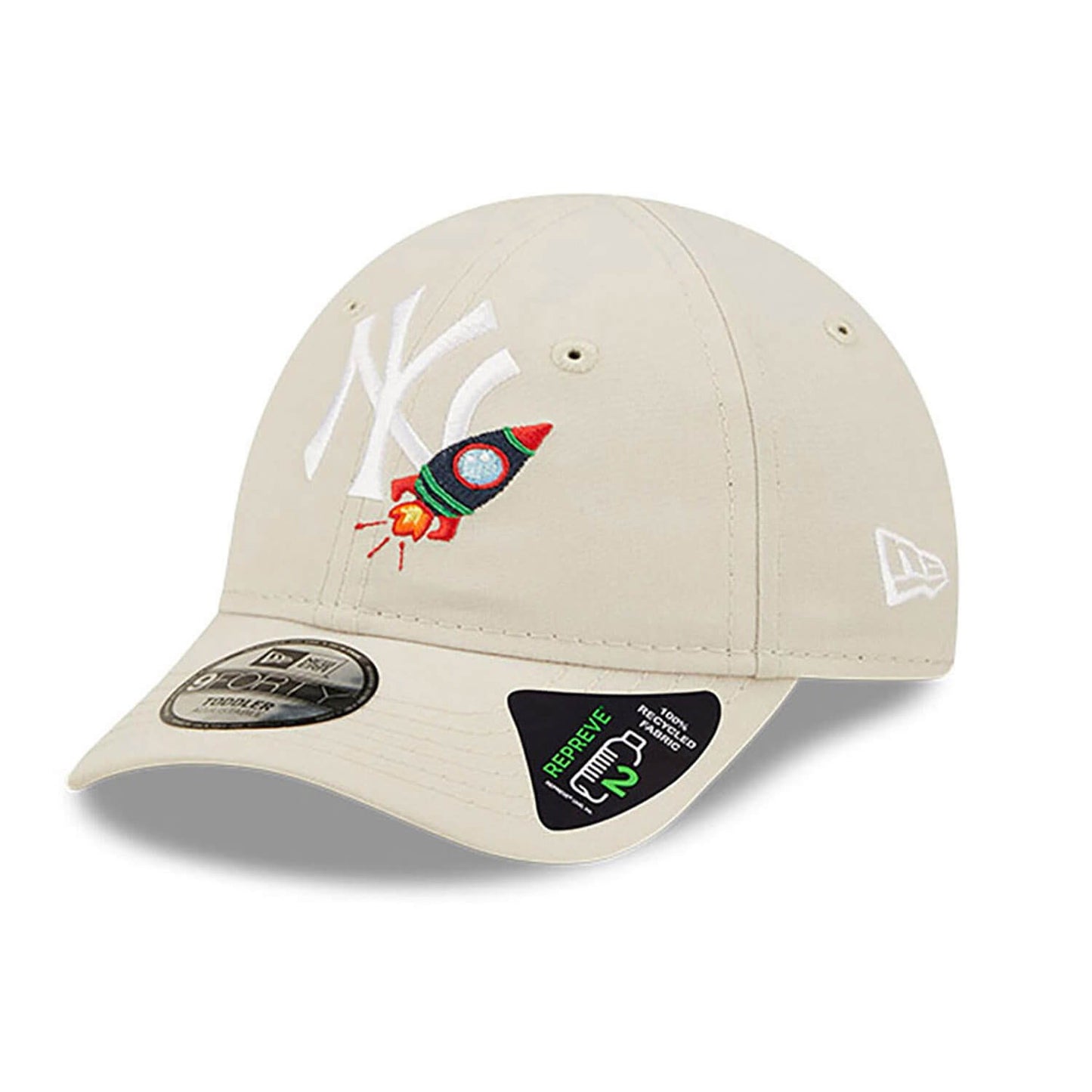 New Era MLB New York Yankees Repreve Toddler Space Stone 9FORTY Adjustable Cap Cream