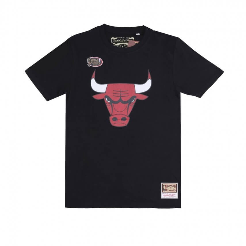 Mitchell & Ness NBA Team Logo Tee Chicago Bulls Black