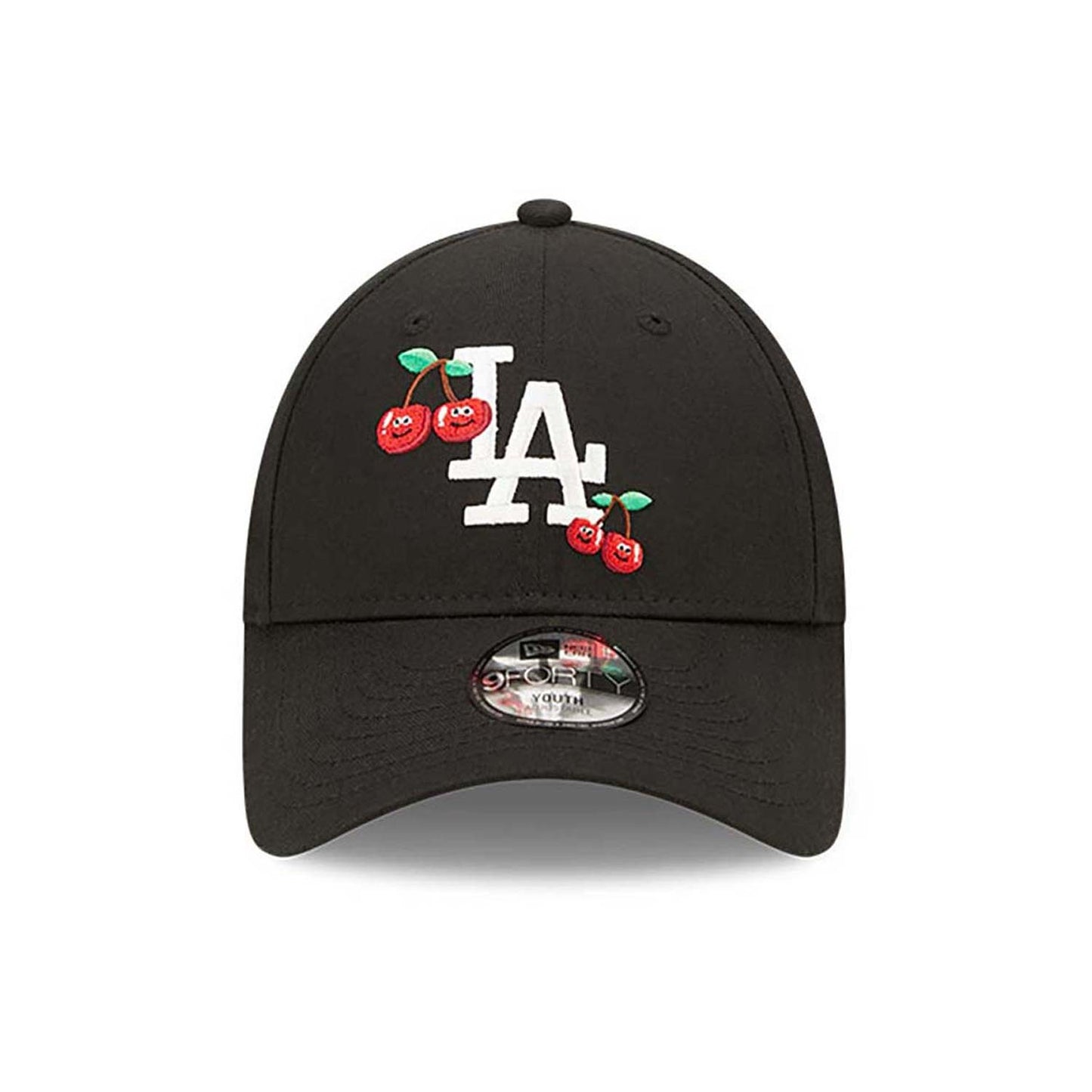 New Era MLB La Dodgers Youth Fruit Icon Black 9Forty Adjustable Cap Black