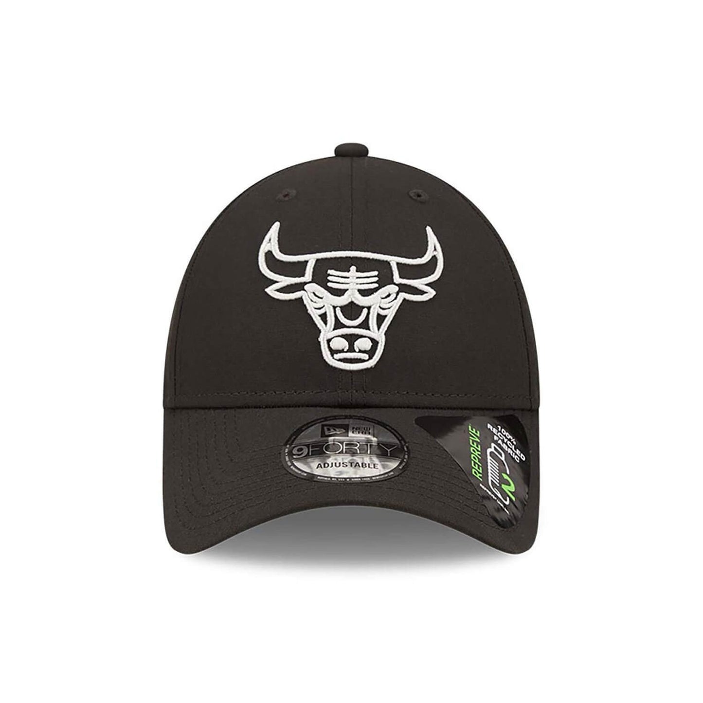 New Era NBA Chicago Bulls Repreve Monochrome Black 9Forty Adjustable Cap Black