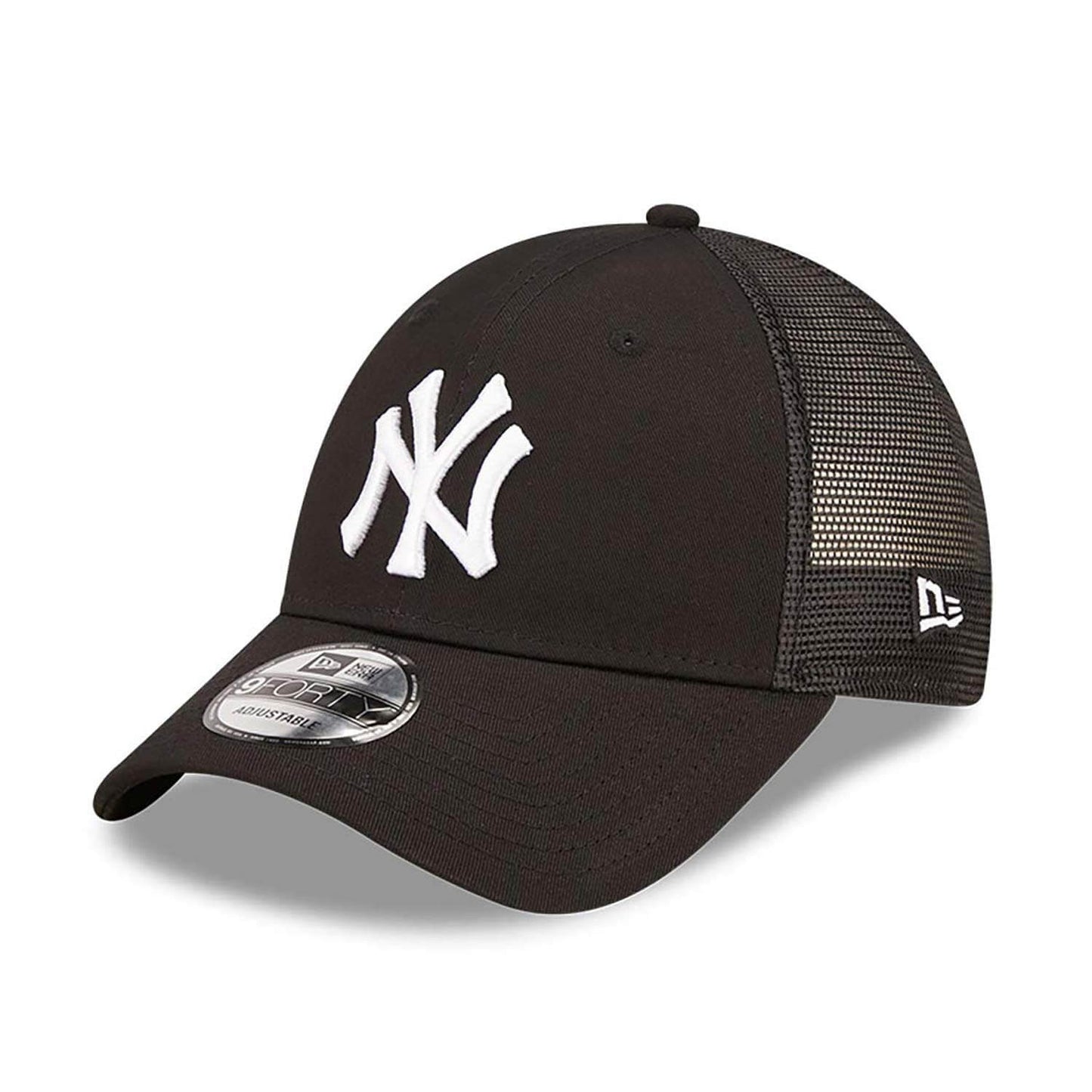 New Era MLB New York Yankees Home Field Black 9Forty A-Frame Trucker Cap Black