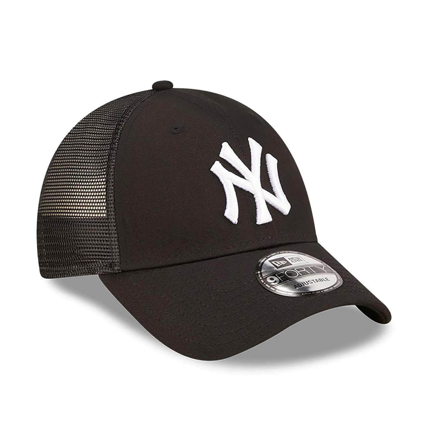 New Era MLB New York Yankees Home Field Black 9Forty A-Frame Trucker Cap Black