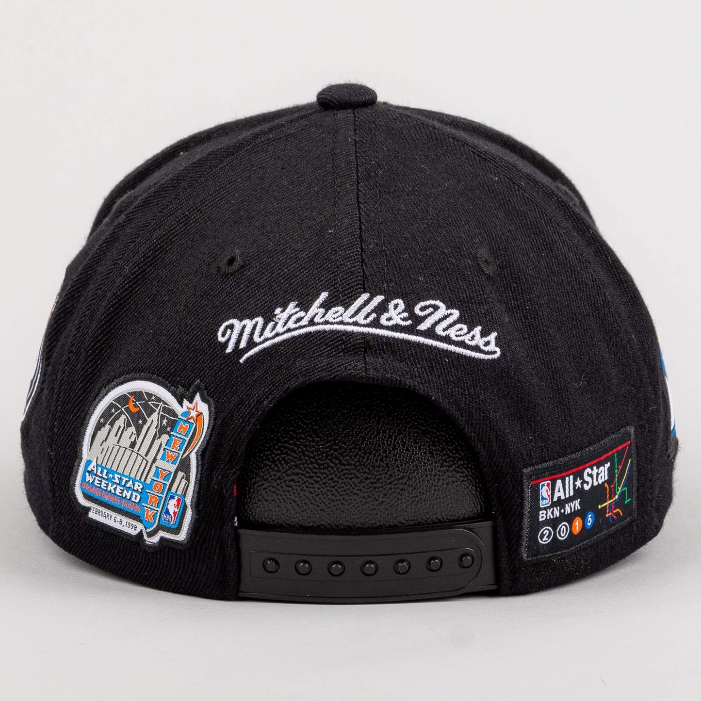 Mitchell & Ness NBA Allstar Script Patch Classic Red Brooklyn Nets Black