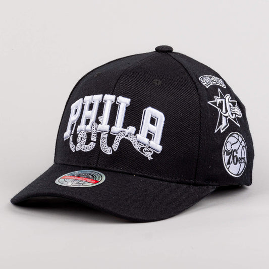 Mitchell & Ness NBA Logo Blast Philadelphia 76Ers Black