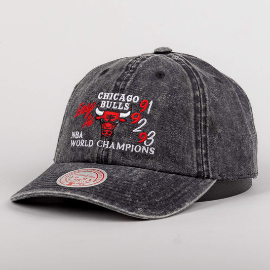 Mitchell & Ness NBA Stone Washed Champions Chicago Bulls Black