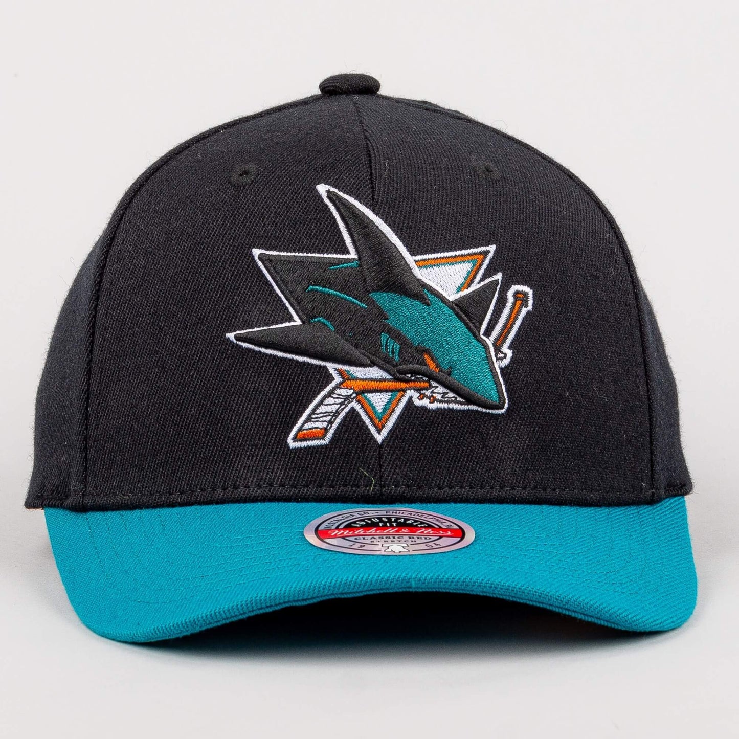 Mitchell & Ness NHL Team 2 Tone Cr San Jose Sharks Black