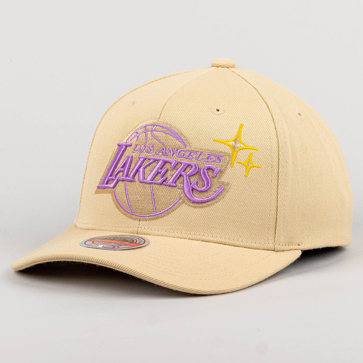 Mitchell & Ness NBA Merch Logo Classic Red Los Angeles Lakers Cream