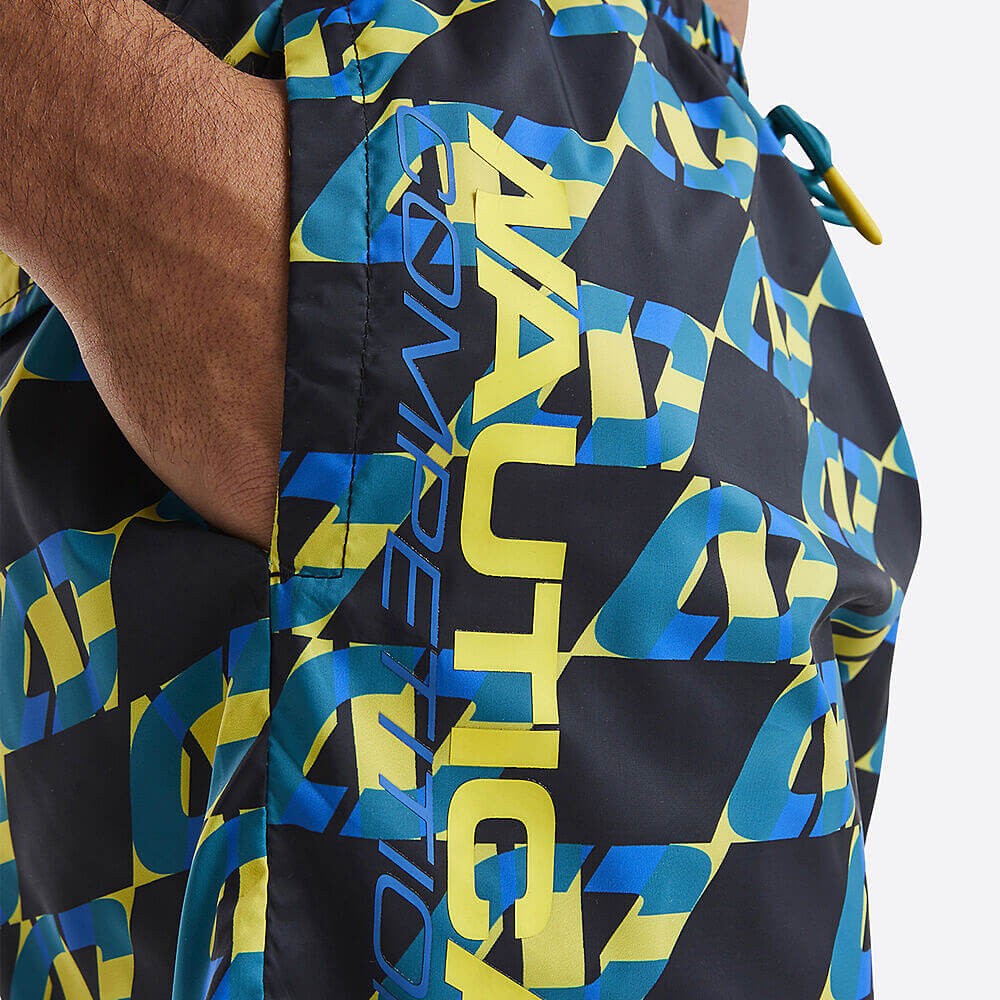 Plavecké šortky Nautica Competition Port Davy 4'' Swim Short vzorované