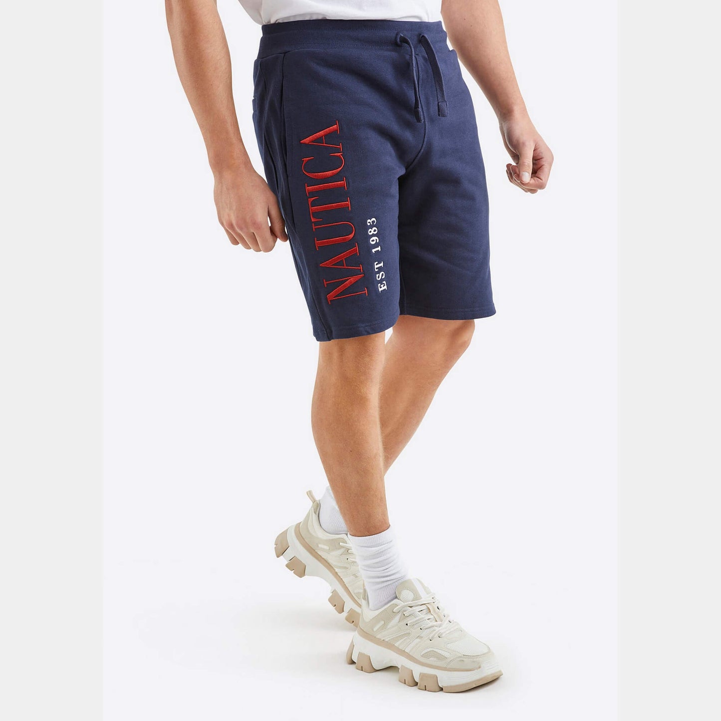 Šortky Nautica Locust Fleece Short tmavo modré