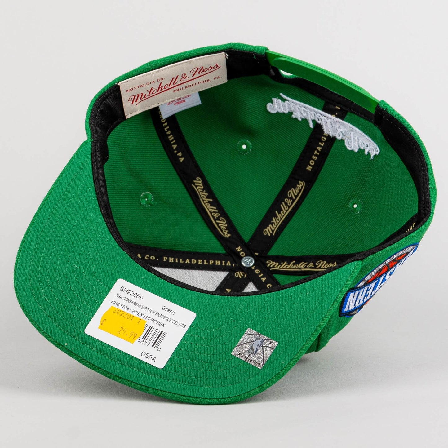 Mitchell & Ness NBA Conference Patch Snapback Boston Celtics Green