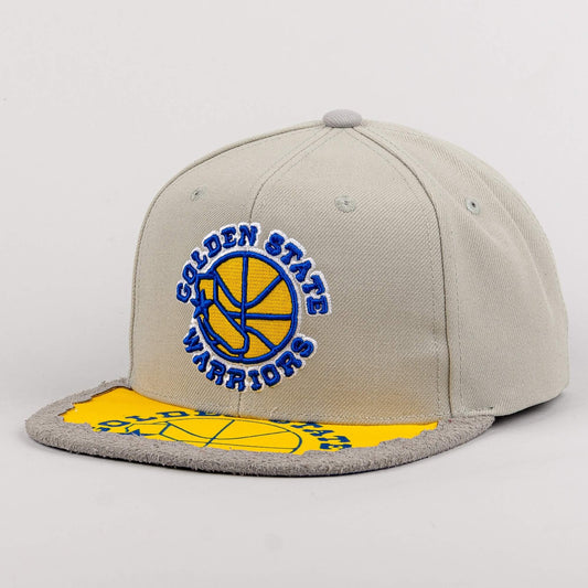 Mitchell & Ness NBA Munch Time Snapback HWC Golden State Warriors Grey