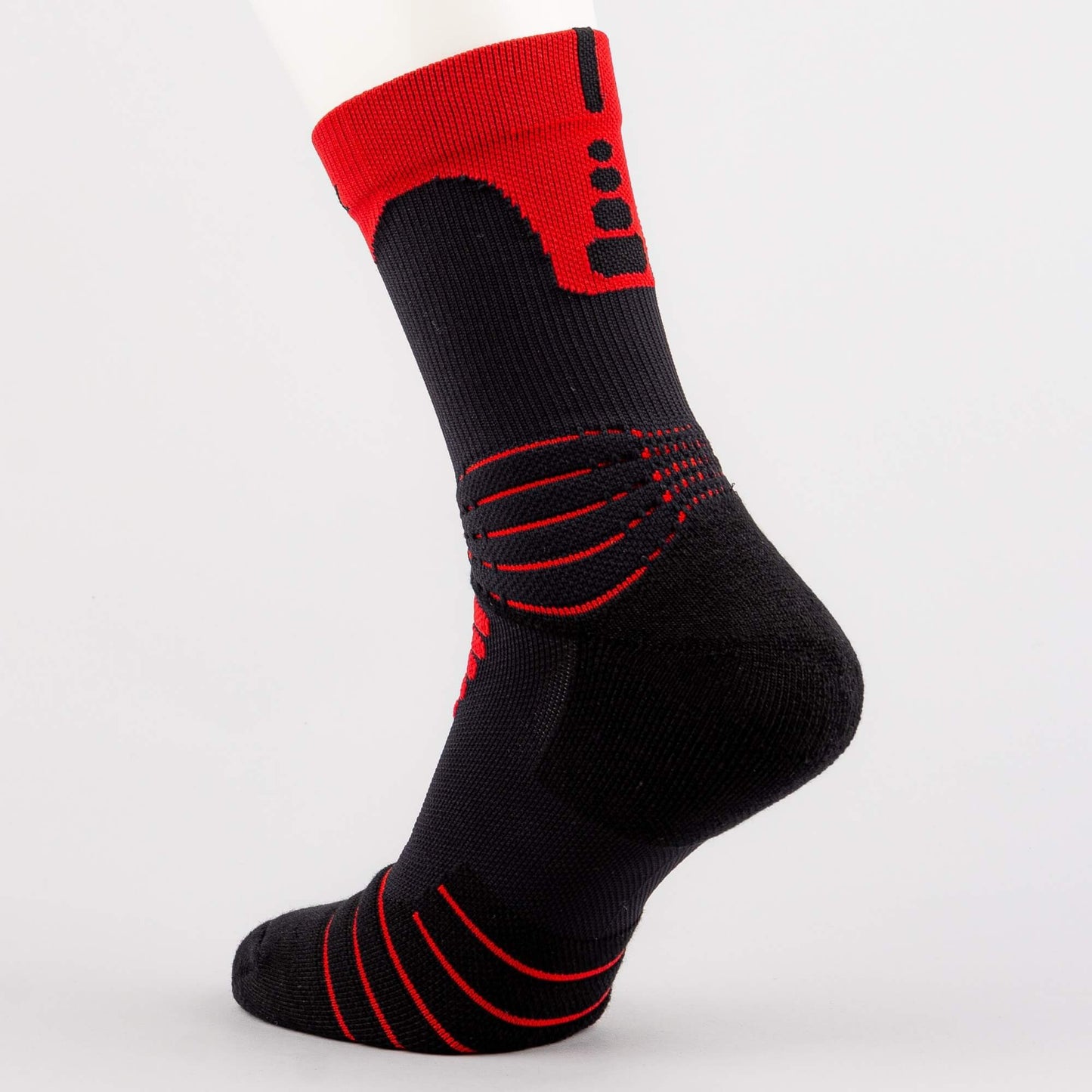 Basketbalové ponožky Peak Basketball Socks čierne/červené