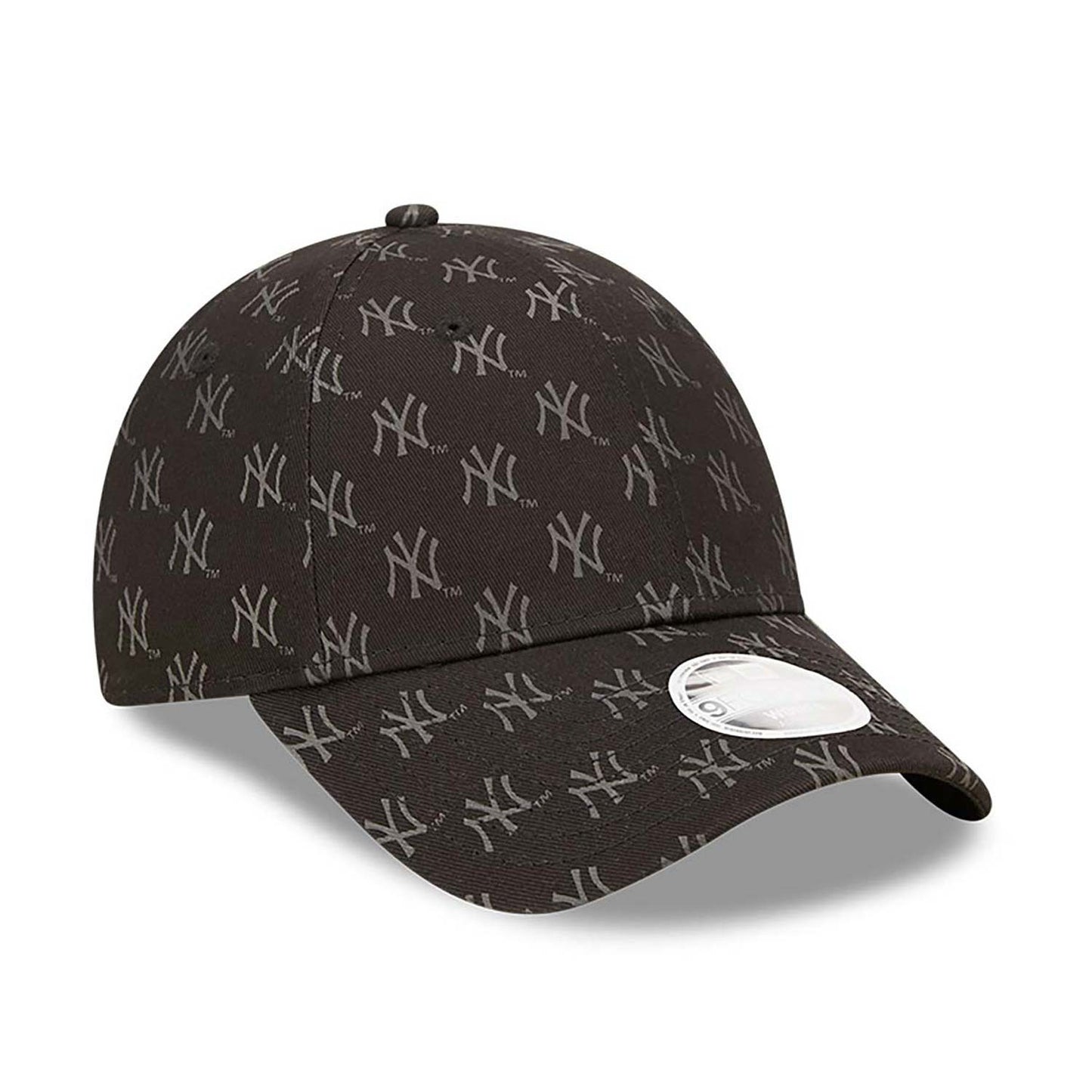 New Era MLB New York Yankees Womens Monogram Black 9FORTY Adjustable Cap