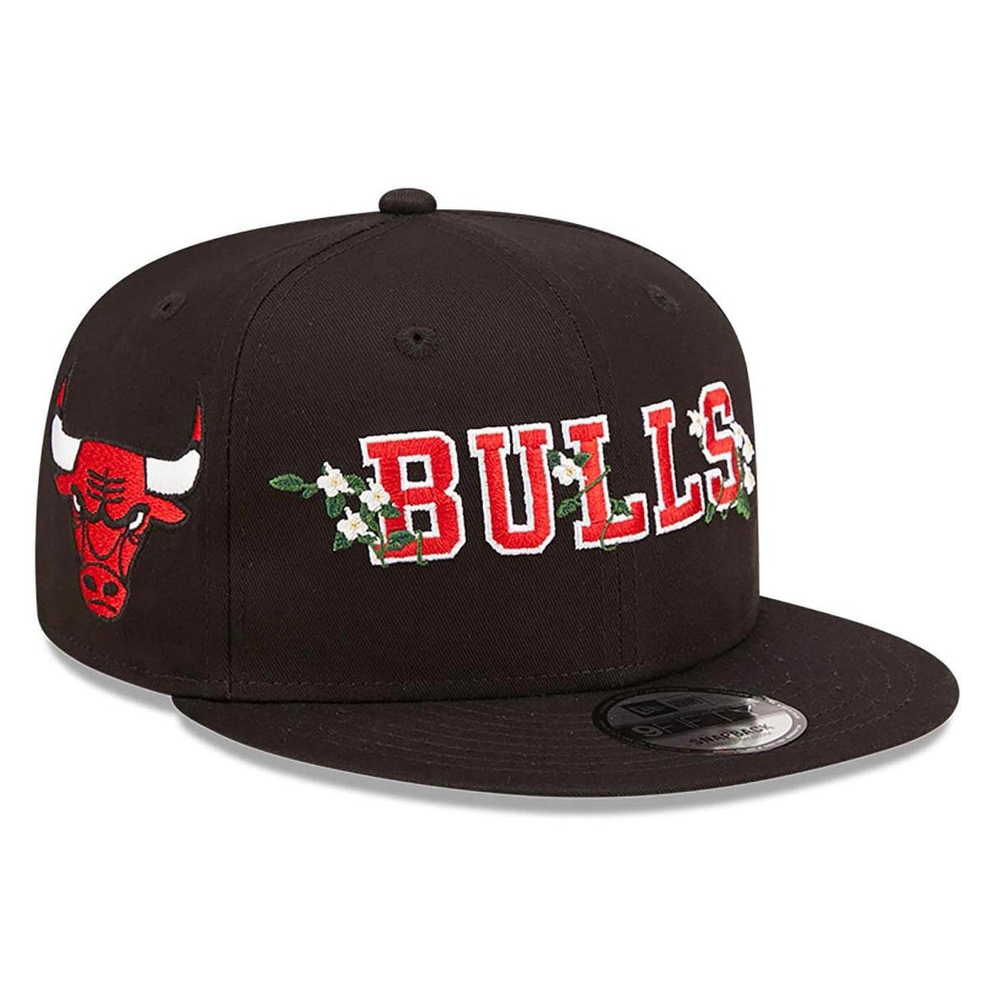 Šiltovka New Era 9FIFTY NBA Flower Wordmark  Snapback Chicago Bulls čierna