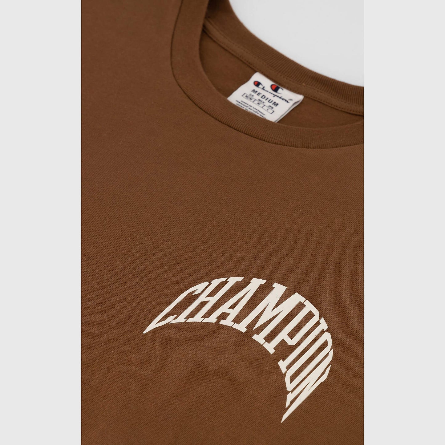 Champion Knitted crewneck t-shirt Brown