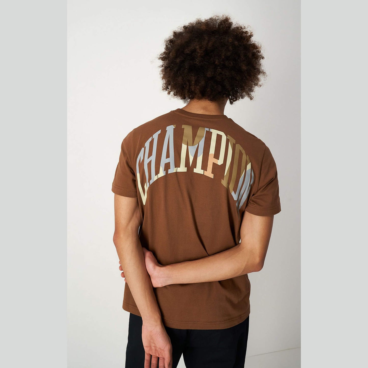 Champion Knitted crewneck t-shirt Brown